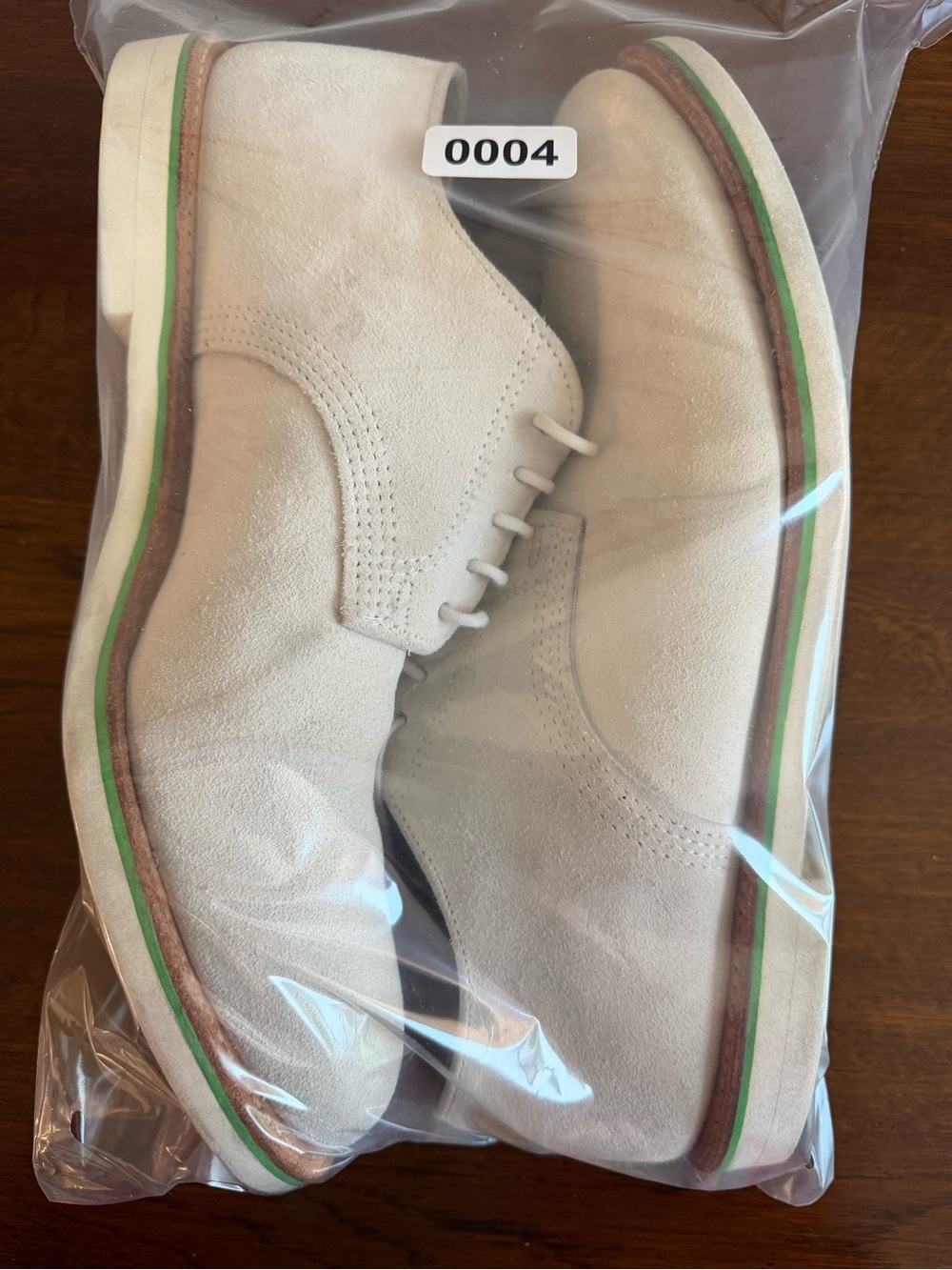 Walk-Over Men’s Custom White Cream Buck Suede “Derby Classic” Style Shoes 11 M - Picture 12 of 12